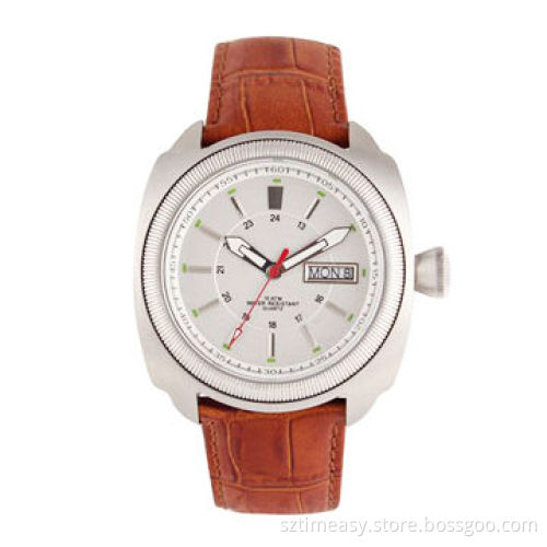 Hot-selling High-quality Metal Watch, ODM/OEM Orders Welcomed, Genuine Strap Band